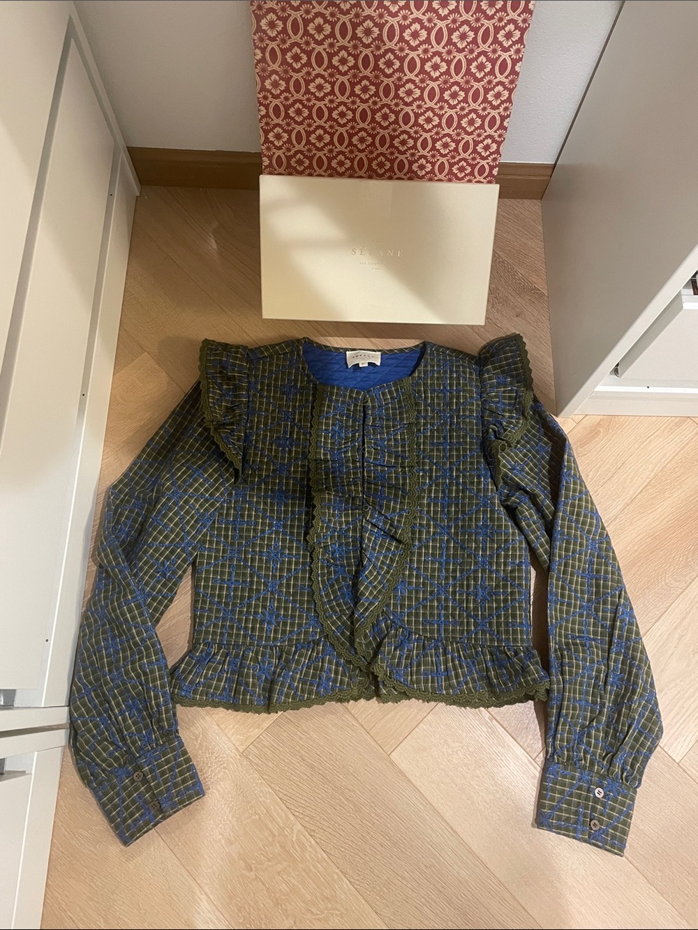NWOT Sézane Axel Jacket in size 34 Like New-Never Worn - Picture 7 of 13